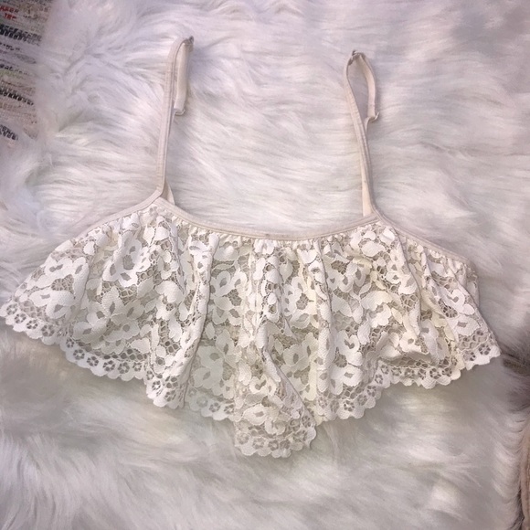 Victoria's Secret Other - Victoria Secret White Lace Swim Bralette
